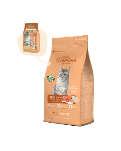 happyOne Premium gato adulto salmon 1.5 kg.