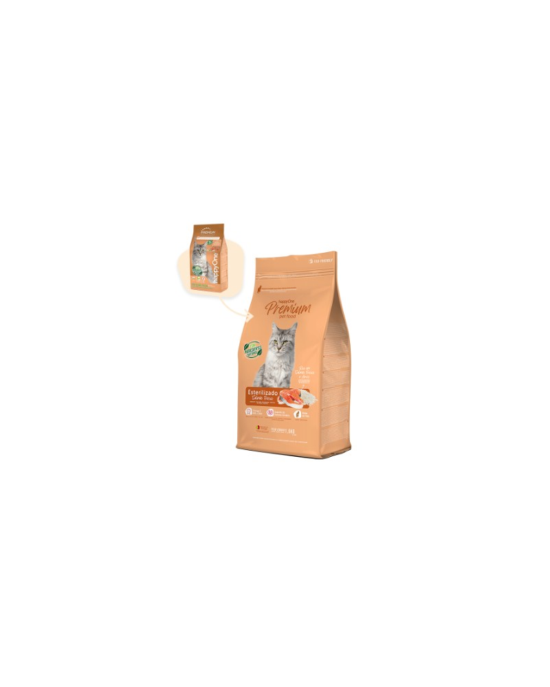 happyOne Premium gato adulto salmon 1.5 kg.