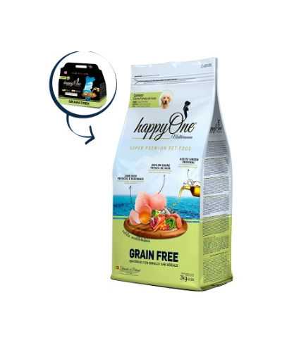 happyOne Mediterraneum cachorro -carne fresca  3 kg.