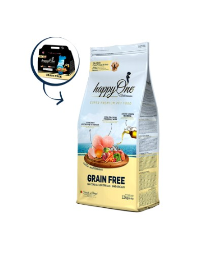 happyOne Mediterraneum Adulto carne fresca 3 kg.