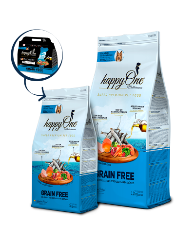 happyOne Mediterraneum Adulto Sardina Fresca 3 Kg.