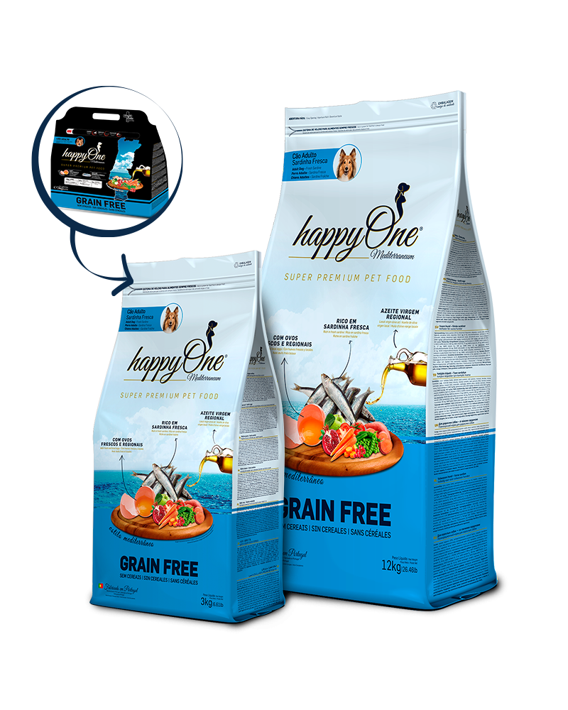 happyOne Mediterraneum Adulto Sardina Fresca 3 Kg.