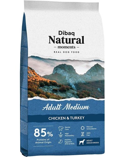Dibaq Natural Moments Adult Medium 15 kg.