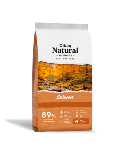 Dibaq Natural Moments Salmón 15 kg.