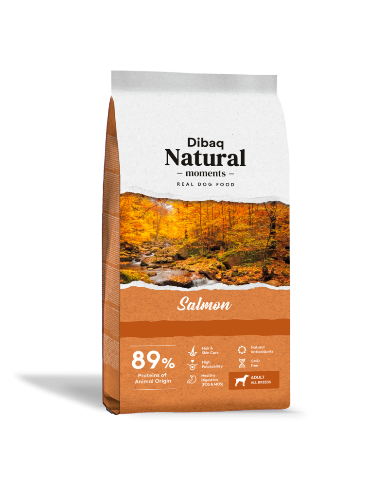 Dibaq Natural Moments Salmón 15 kg.